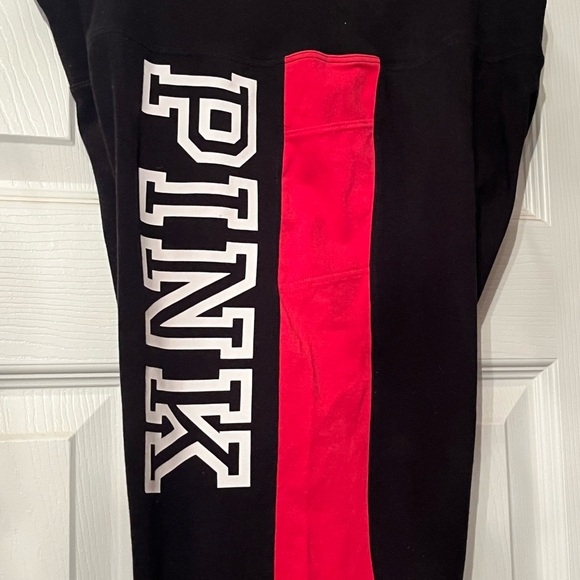 Black and Red PINK Leggings - Picture 4 of 4